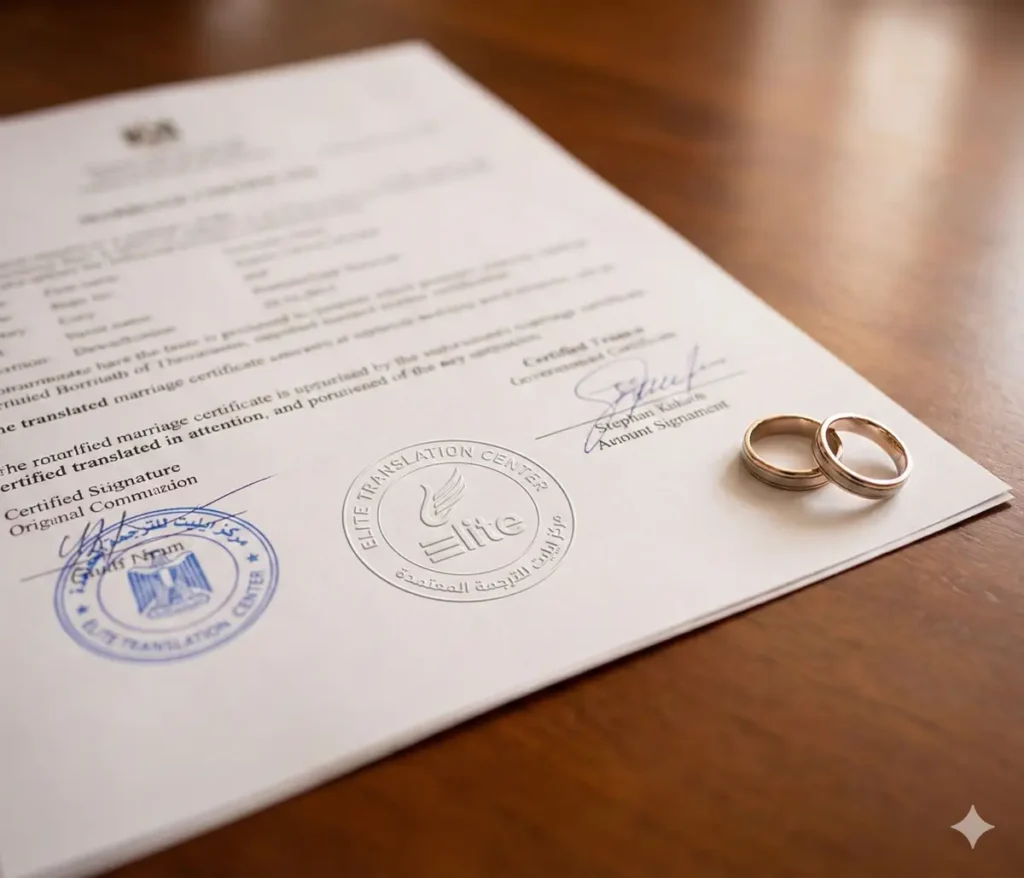 ترجمة-عقد-زواج-في-الكويت-ايليت-للترجمة-المعتمدة