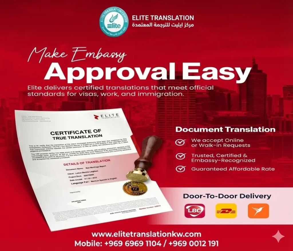 Easy Approval by Russian Embassy - Elite Translation